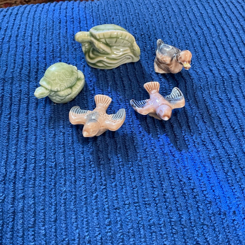 Set of Ceramic Animal Figurines